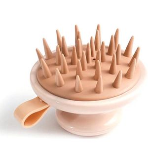 Luxe Scalp Massager - Siliconen Haarborstel - Scalp Brush - Hoofdhuid Massage Borstels - Scalp Massage Brush - brush - - Anti Roos - Roze