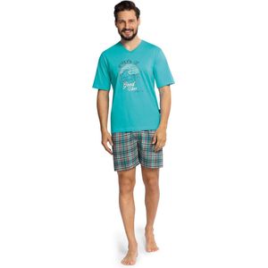Oceaanblauwe heren surf shortama