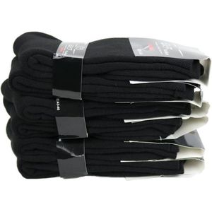 Thermo sokken Zwart 6 paar maat 39-42