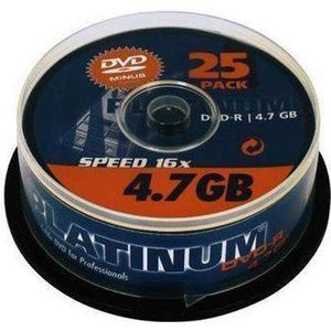 DVD-R  Platinum 4,7GB 25pcs Spin.  16x