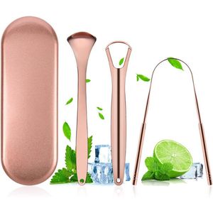 Tongschraper - Mondverzorging - 100% Hygiënisch - Duurzaam - Tongschrapers - Tong Schraper - Tong Reiniger - Tongreiniger - Must Have Voor In De Badkamer!