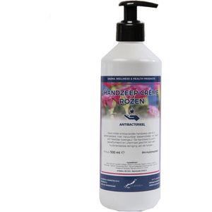 Handzeep Creme Rozen 500 ml - met gratis pompje