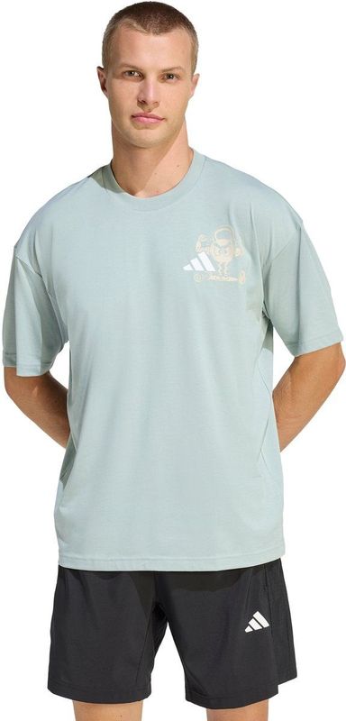 adidas Performance CLIMACOOL FUN TRAINING Graphic T-shirt - Heren - Groen