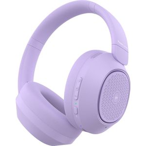 PowerLocus - Universe - Active Noise Cancelling Koptelefoon - Hybric ANC mode - 60+ uur batterijduur - Over-Ear - Microfoon - Koptelefoons - Deep Bass Modi - Purple