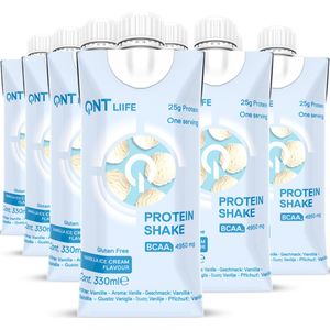 QNT Delicious Whey Protein Shake 12x330ml Vanilla