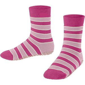 FALKE Simple Stripes met anti-slip noppen katoen huissokken kinderen pink - maat 23-26