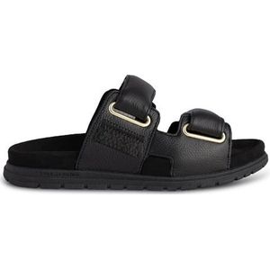 Woden Lisa Sandalen zwart Leer - Dames - Maat 41