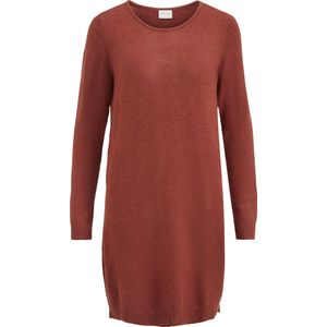 VILA Gebreide jurk 'Ril'  roestrood