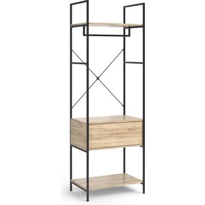 Vicco Enya Garderobe – 60 x 180 cm met lade Hout met lade
