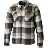 RST Brushed Ce Mens Textile Shirt Brown Blue Check 46 - Maat - Jas