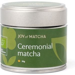 JOY of MATCHA - Ceremoniële Matcha Thee - BIO - 30 kopjes - Japanse groene thee