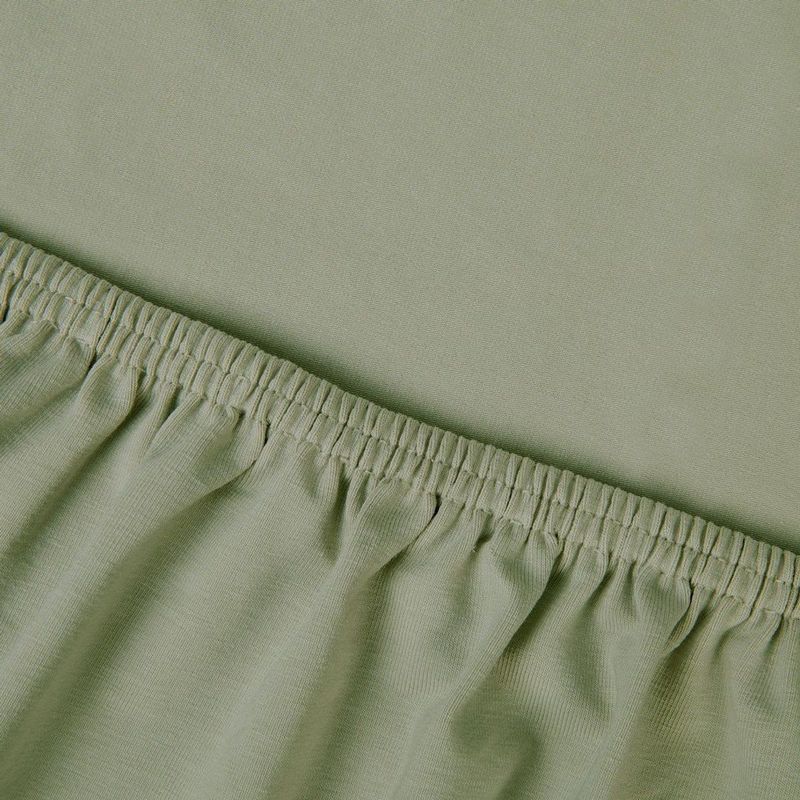 Kayori - Edo - Topper Hoeslaken - Olijfgroen - 180x210/220 - Tot 10 cm Hoogte