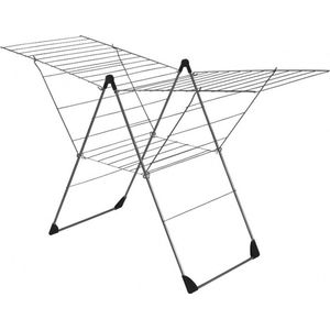 Tomado - Vleugeldroogrek Vento - Droogrek - 30 meter drooglengte - zwart - hoogte vleugels instelbaar - 110x177x63 cm - Energiebesparend