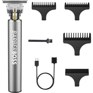 Oplaadbare Baard- en Haartrimmer voor Mannen - Precisie Gezichtsverzorging, Draadloos, Ergonomisch Ontwerp