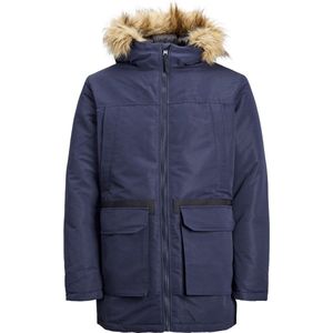 Jack & Jones - Heren Jas winter Wing Parka - Blauw - Maat XS