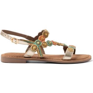 Lazamani - Helena Dames Sandalen Leer Multi - Maat 37