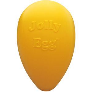 Jolly Pets Jolly Egg hondenspeelgoed – Stevige hondenbal - Gemaakt van Extreem duurzaam kunststof - Geschikt voor de Kleinere hond – Weerbestendig - 20cm – Geel