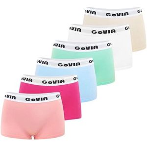 Dames Pantys Ondergoed Set (6-pack) met Zachte Tailleband en Stretchkatoen