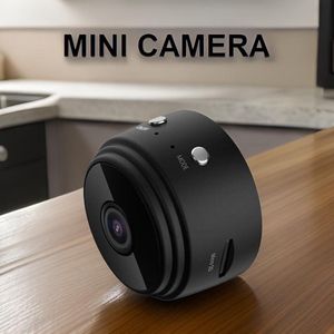 TechU™ Mini Beveiligingscamera voor in Huis – Sneaky Spycam – Werkt op Wifi met Gratis App – incl. Nachtzicht – Zwart