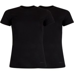 Campri Thermoshirt met korte mouw (2-PACK) - Sportshirt - Dames - Black (020) - maat M