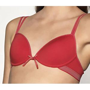 Boobs & Bloomers Anny - meisjes bh zonder beugel - maat 65A - rood - 30040040