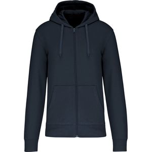 Kariban Ecologische herensweater met capuchon en ritssluiting K4030 - Navy