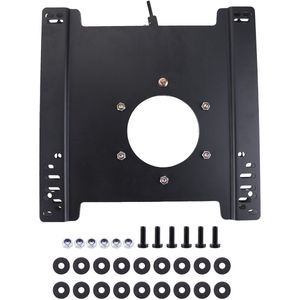 Passenger Side Seat Swivel Base FTP004 | Fits 2007 - 2018 Mercedes Sprinter & 2014 - 2021 Ford Transit 150/250/350 | Multi - Hole Design for Direct Fit