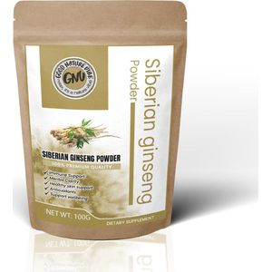 Good Nature Vibe Gingseng poeder 100 Gram - Natuurlijke Testosterone booster - Ondersteund een gezond libido - Energie & Vitaliteit & Weerstand - Hoge kwaliteit Siberische Ginseng voor hem & haar