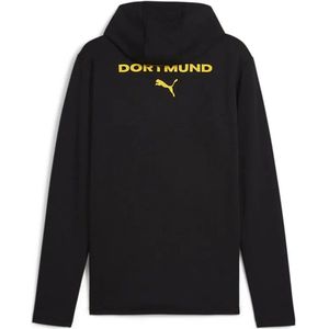 Puma - Borussia Dortmund - Casuals Hooded Jacket - Zwart - Premium Materialen