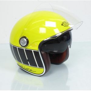 torx jet helm voor twee torx wielen maat l salt lake tz geel zwart scheen nieuw