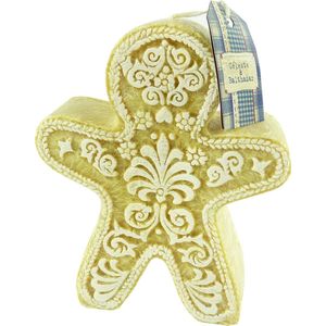 Bougies La Francaise Céleste and Balthazar scented candle gingerbread man cream 470g