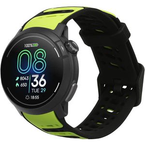 kwmobile horlogebandje geschikt voor COROS PACE Pro polsband - Smartwatch bandje van TPU - Activity tracker horloge band in zwart / groen