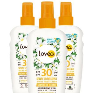 3x Lovea Sun Zonnebrand Spray SPF 30 150 ml
