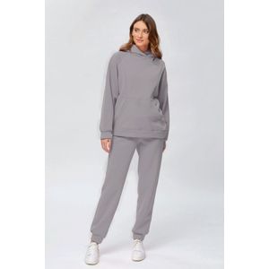 PIETRO Brunelli JUMPSUIT COZY VALENTINA TRACKSUIT CUTE LIGHT GREY MELANGE S
