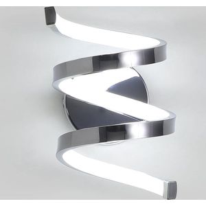 Goeco Plafondlamp - 20 cm - 19W - LED - creatieve - spiraal - 6000K - wit licht