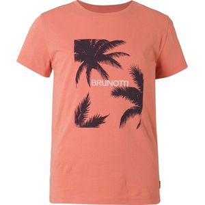 Brunotti Johna Jongens Sportshirt - Terra Cotta - Maat 140