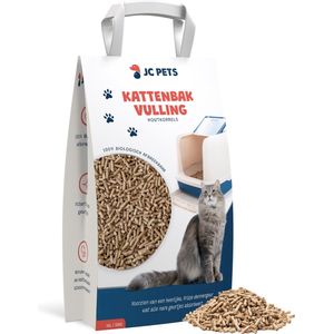 JC Pets Kattenbakvulling - Houtkorrels - 16 L (10 KG)