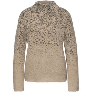 Street One Dames Trui van verengaren in Beige, in size: 34