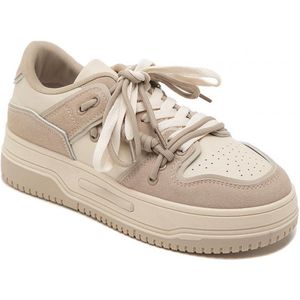 Chunky/plateau sneakers, beige - maat 37