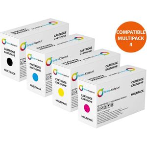 Kyocera TK-5340 TK-5440 – Set 4x Alternatieve Toners – KCMY – 2800/2400 pagina's – Compatible Ecosys MA2100cfx MA2100cwfx PA2100cwx PA2100cx Cartridge Patroon Vervangend TK5340 TK5440 Printer Tonercartridge XXL Hoge Capaciteit