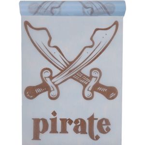 Tafelloper Piraat - piraat - tafelloper - kinderfeest - decoratie - verjaardag