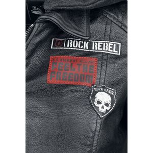 Rock Rebel by EMP - Leren Jack - Zwart - Dames