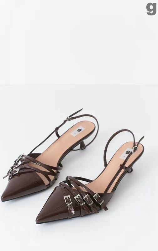 strappy slingbacks - bruin - 41