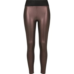 Populair - Nieuw - Dames - Vrouwen - Streetwear - Urban - Modern - Ladies Faux Leather High Waist Leggings redwhine