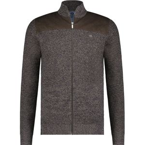 Fellows United - Gebreid Vest - Bruin - Heren - 100% Katoen