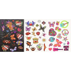 Toi-toys Tattoo Stickervel Met Glow Roze