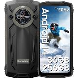 Blackview - BV8200 - Smartphone - Zwart - 36GB RAM, 256GB opslag