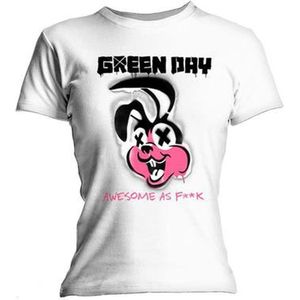 Green Day - Road Kill Dames T-shirt - M - Wit