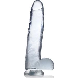 Jock C-Thru Transparante Dildo - 27 cm.