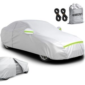 Waterdichte Autohoes voor Sedan - Bescherming tegen Weerselementen - 1 stuk - Zilver - Oxford Doek - 490x190x150cm